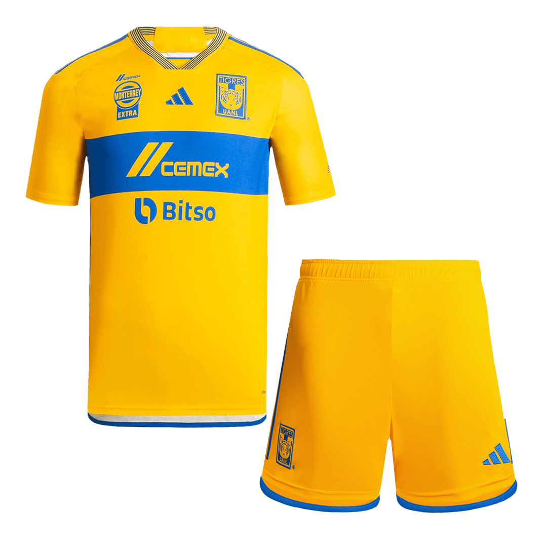 球迷 版Tigres UANL 主场球衣+短裤 2023/24