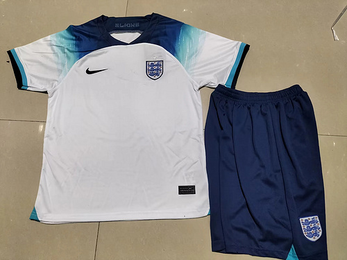 2022 英格兰主场儿童世界杯球衣 足球服 橄榄球服