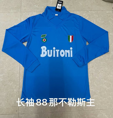 复古87/88那不勒斯主场长袖