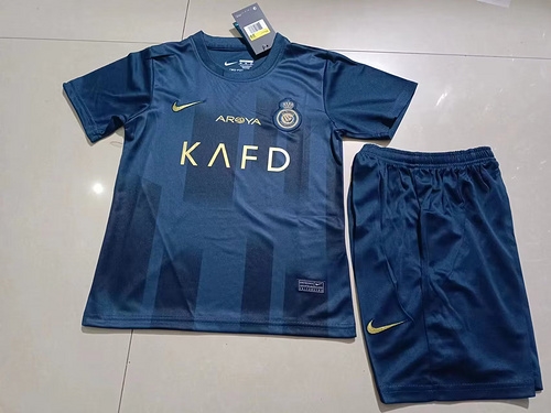 23/24 赛季 Al-Nassr 客场儿童套装足球服