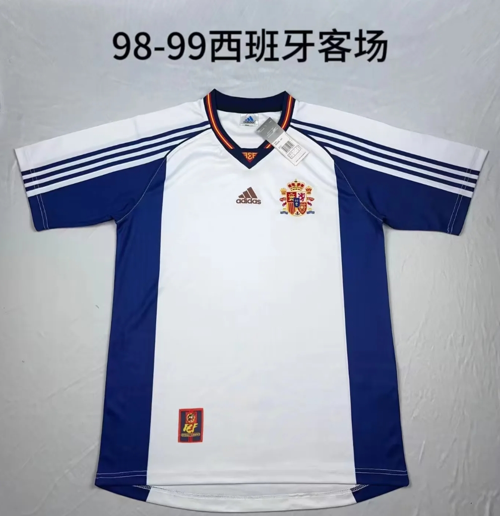 98/99赛季西班牙客场复古