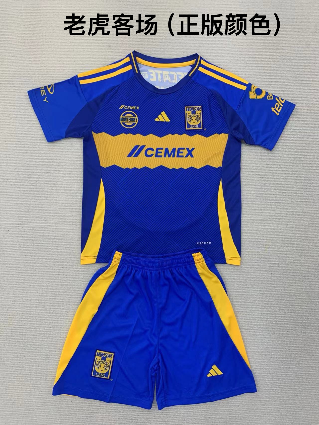 24/25 赛季 Tigres UANL 客场儿童球衣