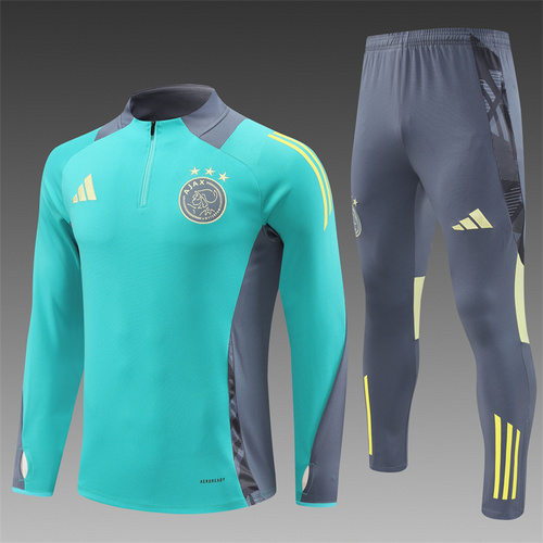 24/25 Ajax 绿色半拉链运动服