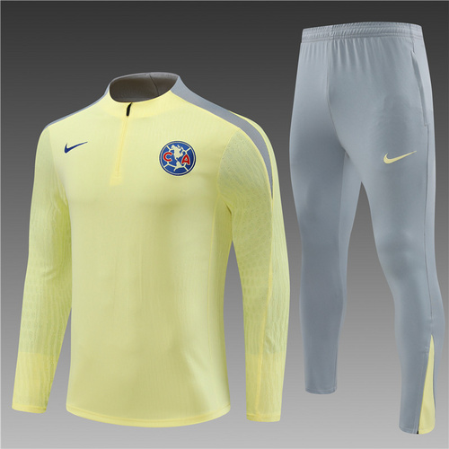 24/25 Club America 浅黄色运动服