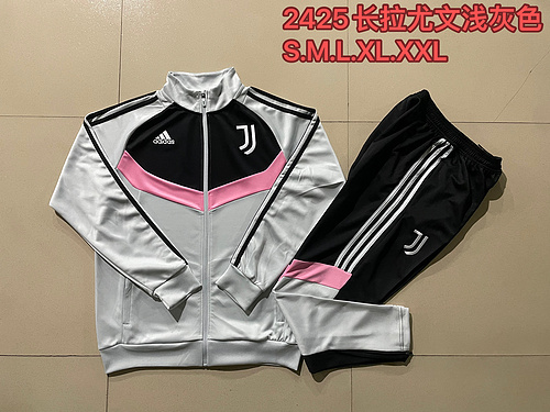 24/25 尤文图斯浅灰色夹克套装