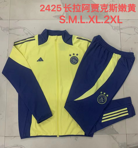 24/25 Ajax Tender 黄色夹克套装