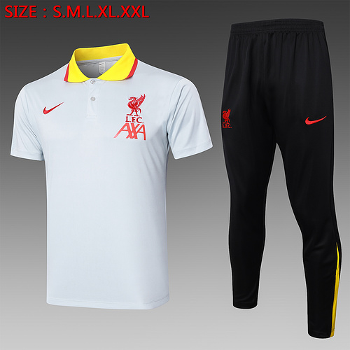 24/25 Liverpool 翻领 浅灰色