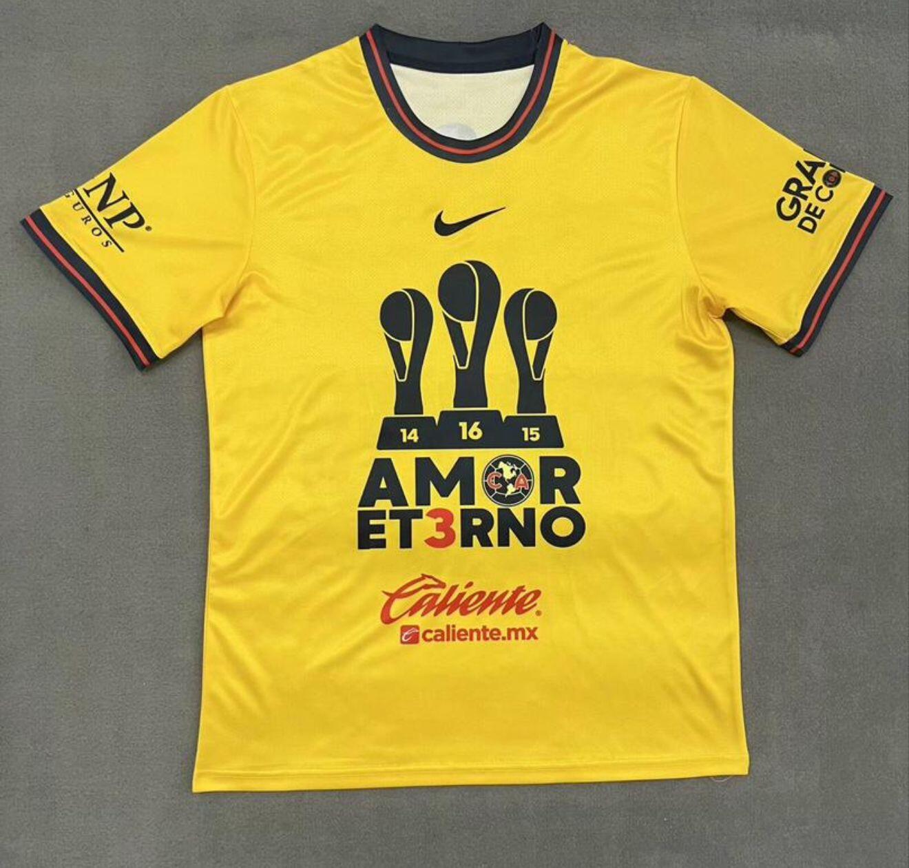 球迷版本 24/25 Club America 黄色冠军