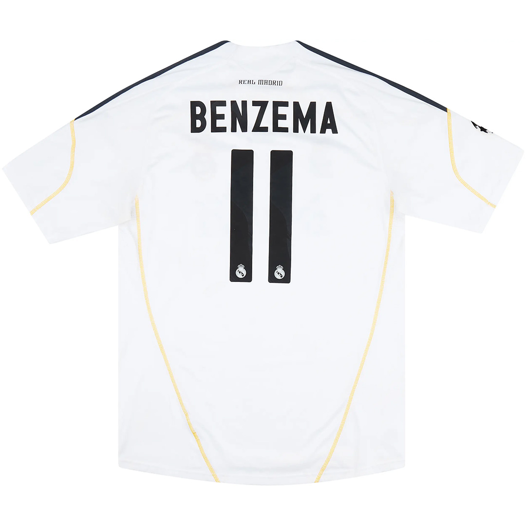 BENZEMA 11 复古皇马主场球衣2009/10