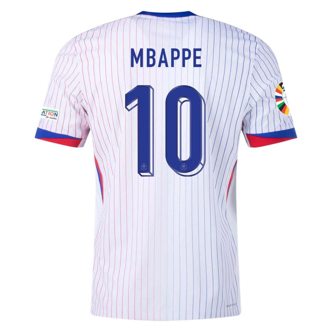 MBAPPE 10 法国客场球衣 2024 年欧洲杯球员版