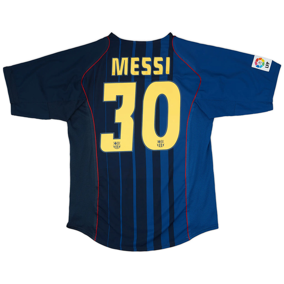 MESSI 30 复古巴塞罗那客场球衣 2004/05