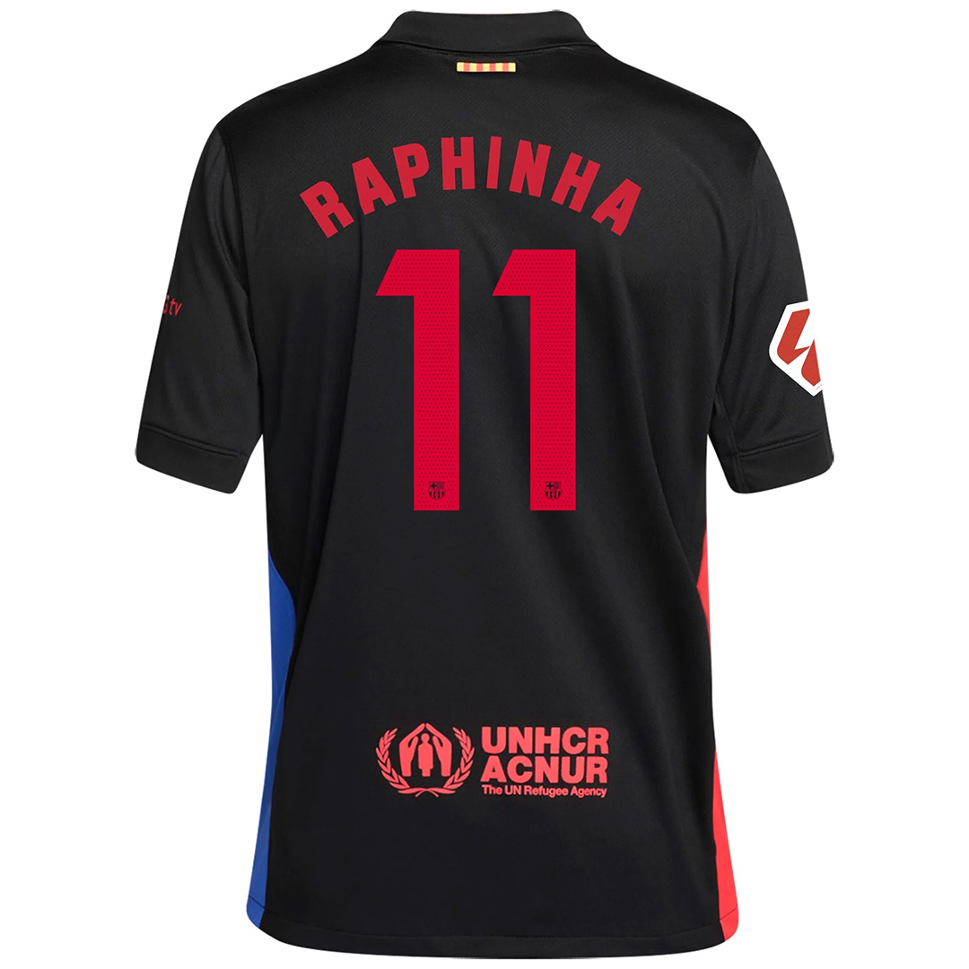 RAPHINHA 11 巴塞罗那客场球衣 2024/25