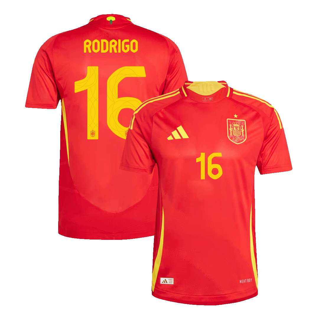 RODRIGO 16 西班牙主场球衣球员版 2024 年欧洲杯