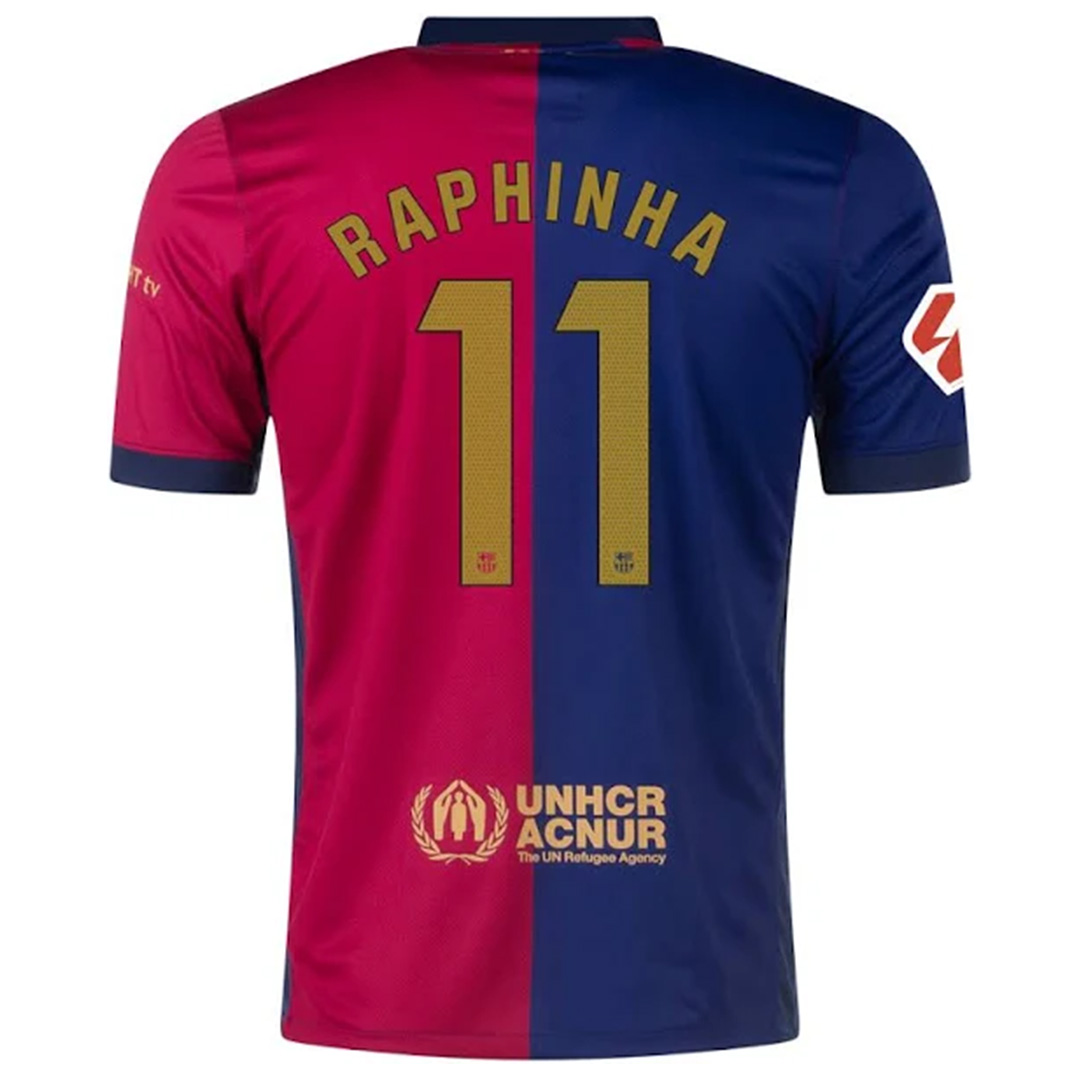 [超级复制品] RAPHINHA 11 巴塞罗那主场球衣 2024/25