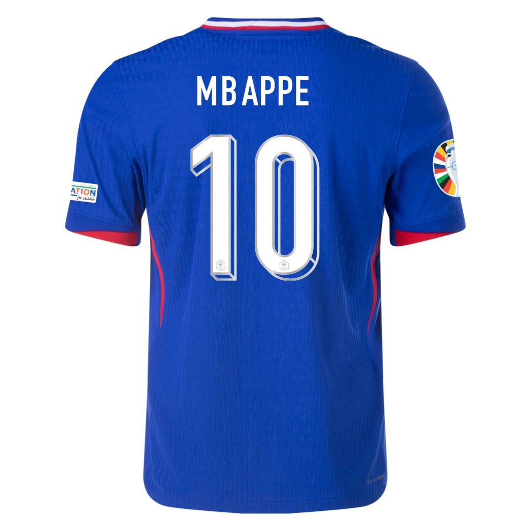MBAPPE 10 法国主场球衣球员版 2024 年欧洲杯