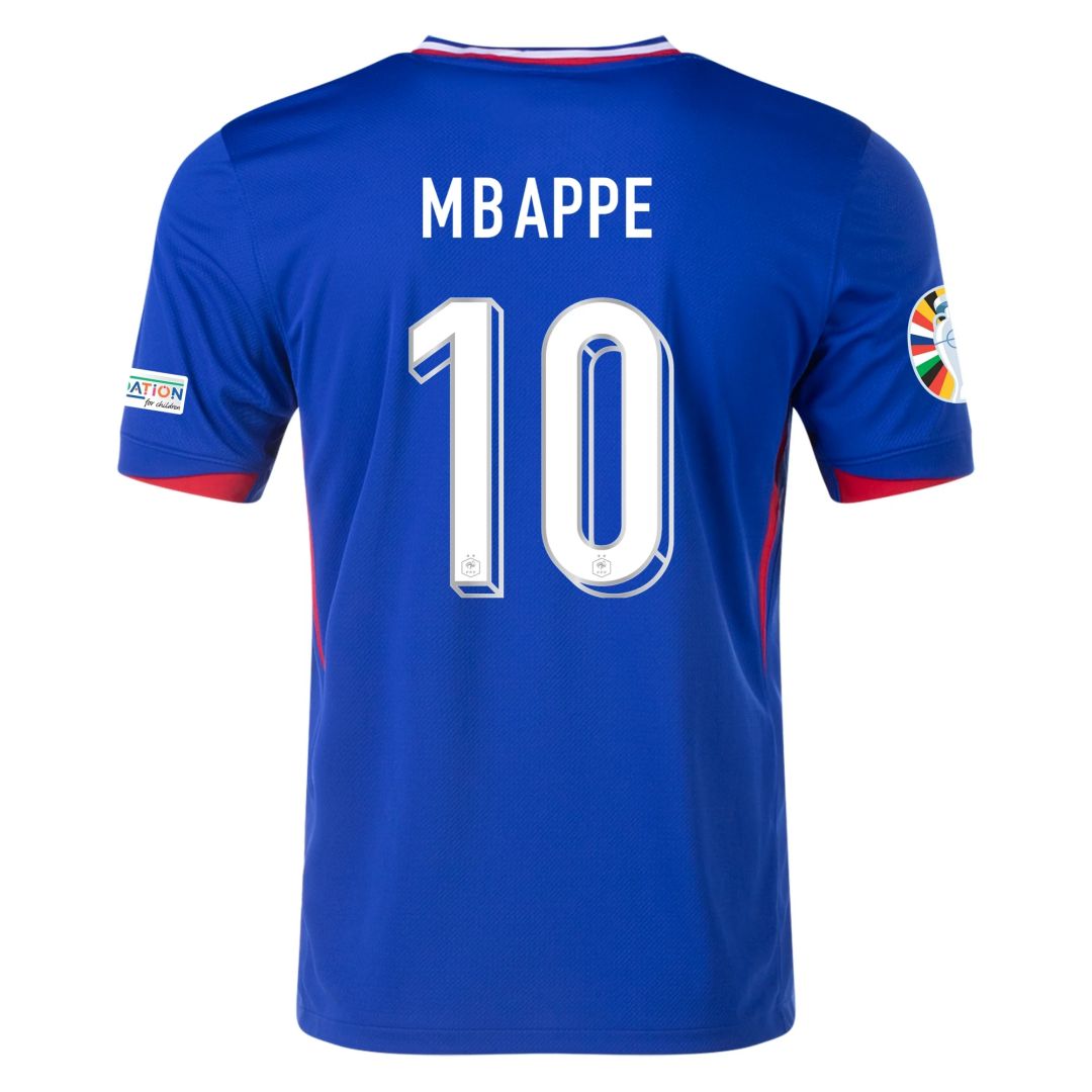[超级复制品] MBAPPE 10 法国队2024年欧洲杯主场球衣