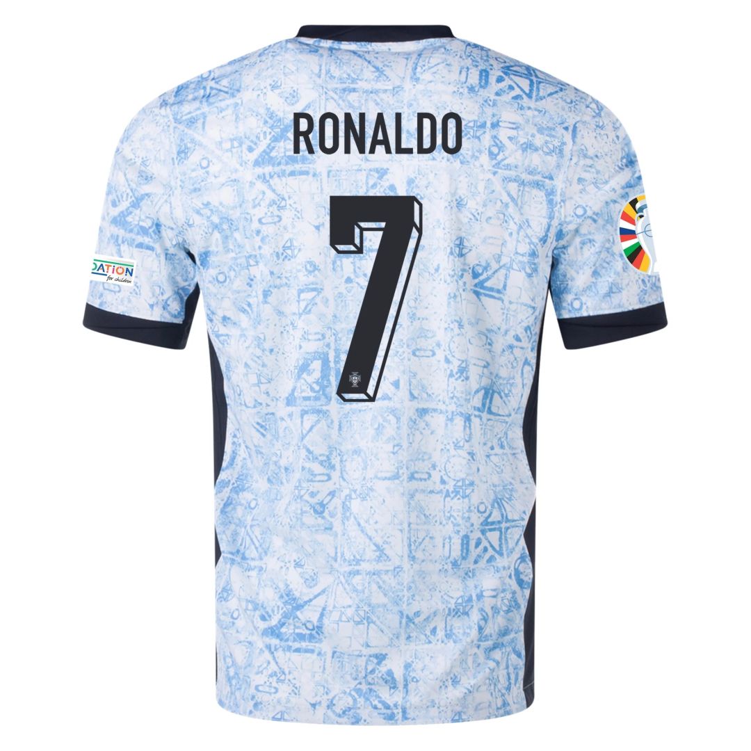 Ronaldo 7 葡萄牙客场球衣 2024 年欧洲杯