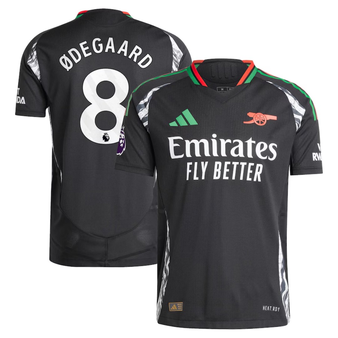 ØDEGAARD 8 阿森纳客场球衣 2024/25