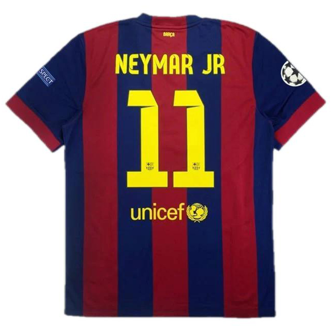 Neymar Jr 11 巴塞罗那复古主场球衣 2014/15