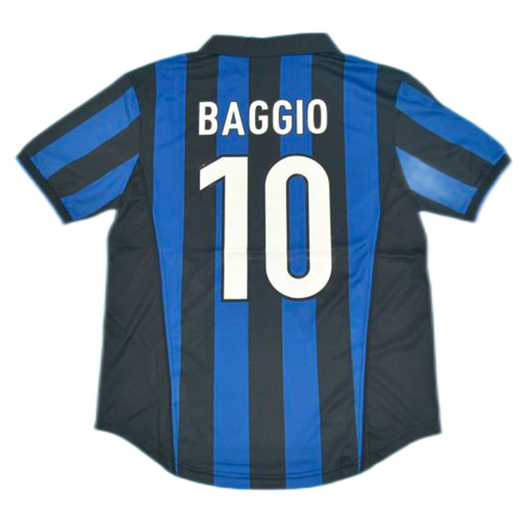 BAGGIO 10 复古国际米兰主场球衣 1998/99