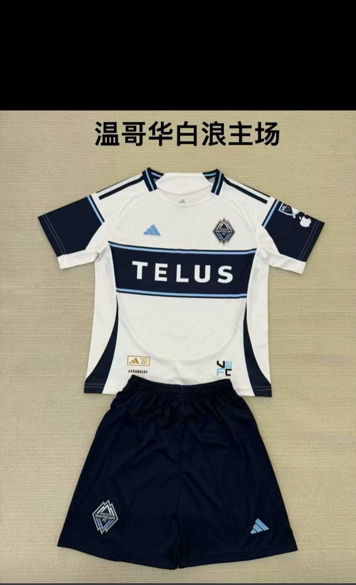 25/26新款(温哥华白浪主场)成人套装