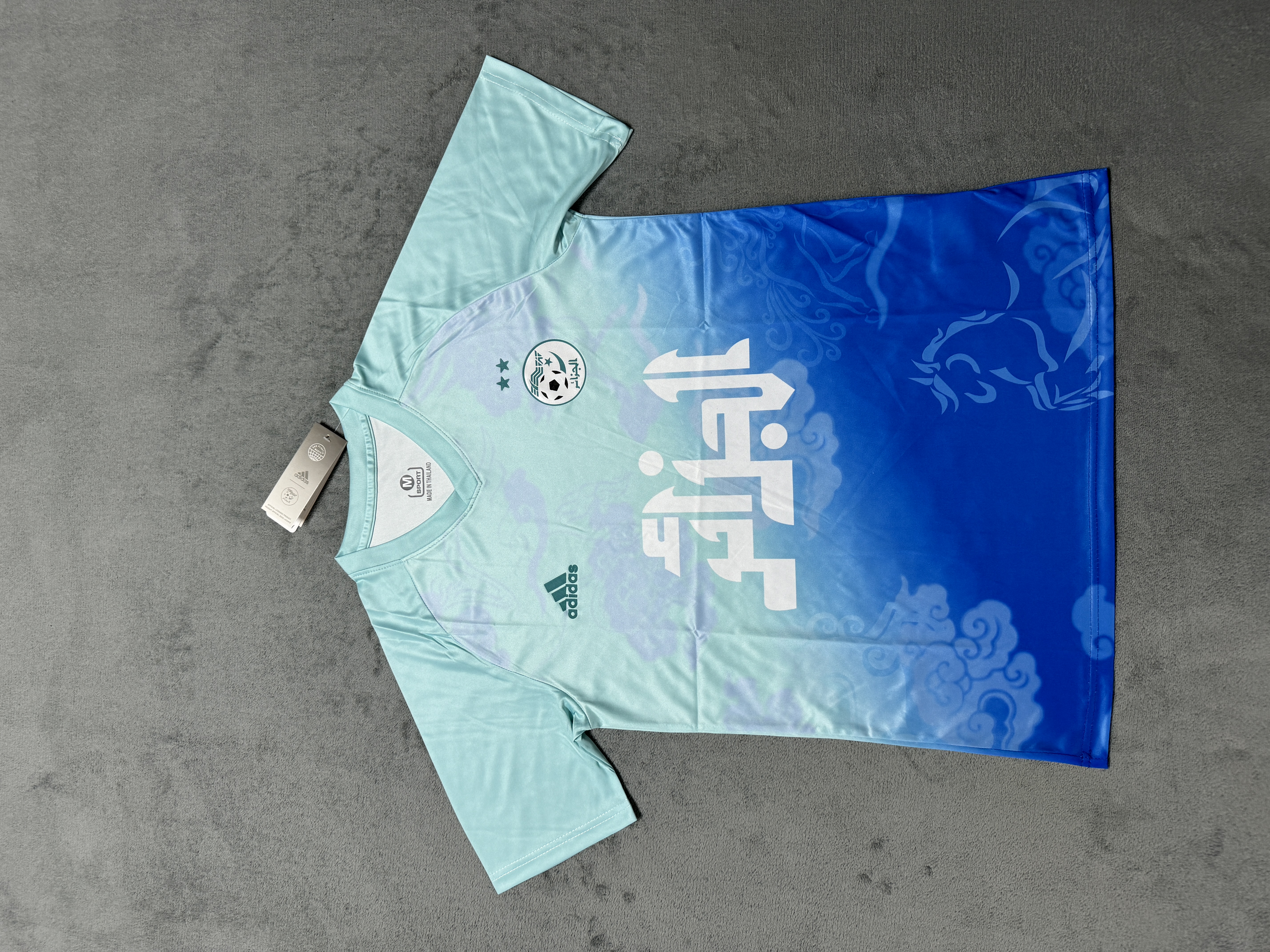 球迷版 2526 阿尔及利亚训练服浅蓝色